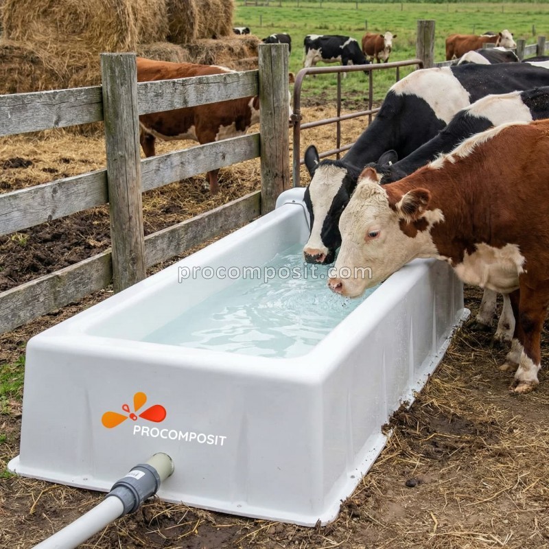 Групповая поилка с подогревом для КРС копия №1775663254